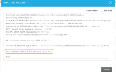 Let’s Encrypt Integration in DirectAdmin: Secure and Free SSL